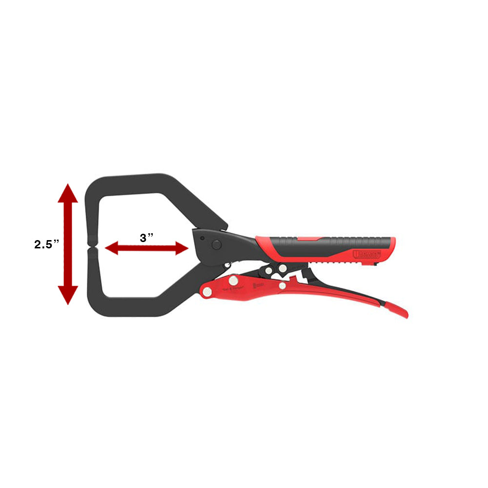 Armor Tool 7″ Locking Auto-Adjust C-Clamp