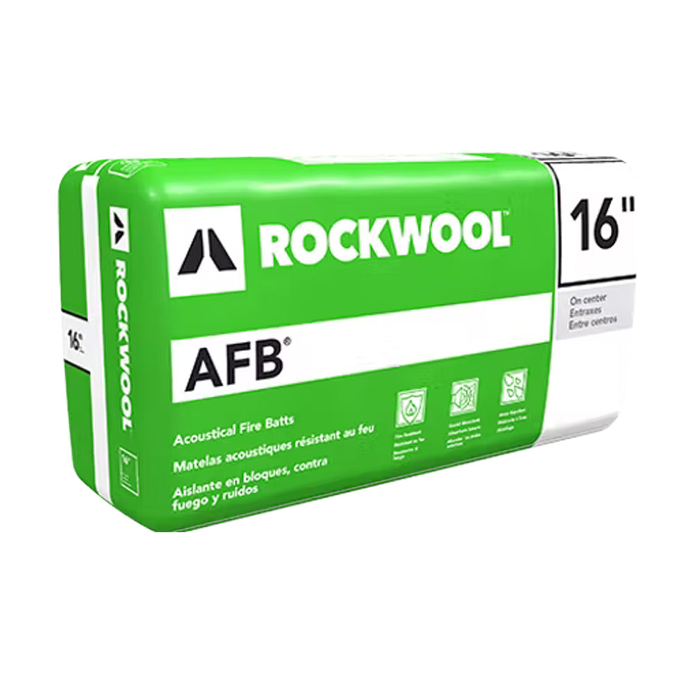 Rockwool AFB Acoustical Fire Batt Steel Stud Aislamiento