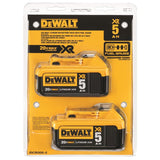 Paquete de 2 baterías de iones de litio DeWalt DCB205-2 20V Max Premium XR 5.0Ah