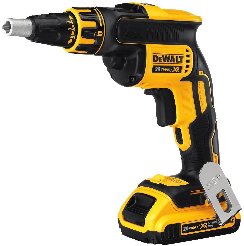 DeWalt DCK267M2 20V MAX Kit combiné de visseuse à cloison sèche et de tournevis à percussion sans balais (4.0ah)