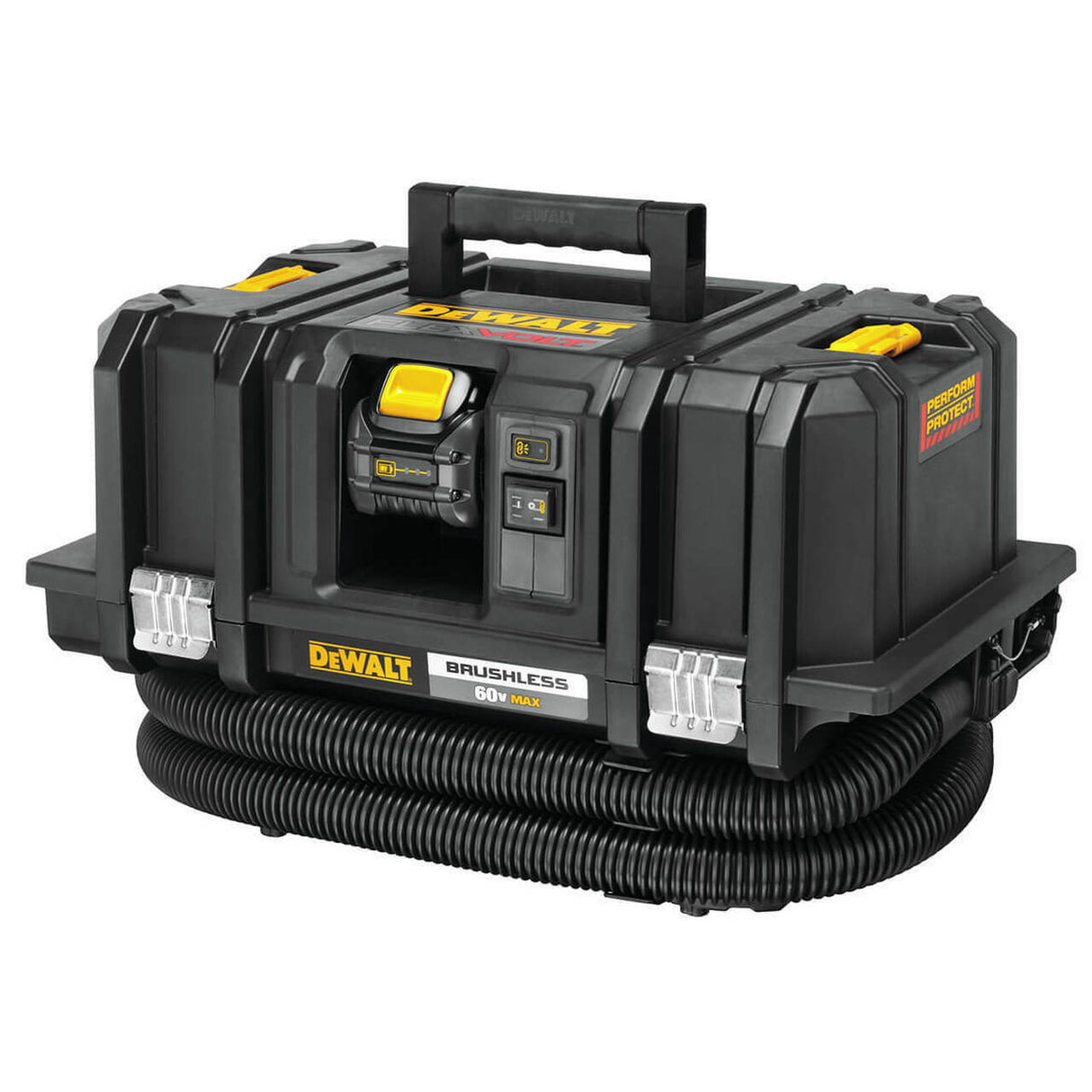 DeWalt DCV585T2 FLEXVOLT Kit d'extracteur de poussière 60 V MAX avec deux batteries 6,0 Ah