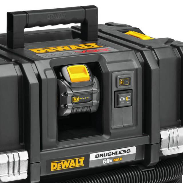 DeWalt DCV585T2 FLEXVOLT 60V MAX Kit de extractor de polvo con dos baterías de 6.0Ah