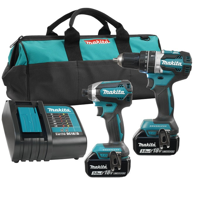 Makita DLX2180S 18V (3.0 Ah) LXT 2 Outil Combo Kit