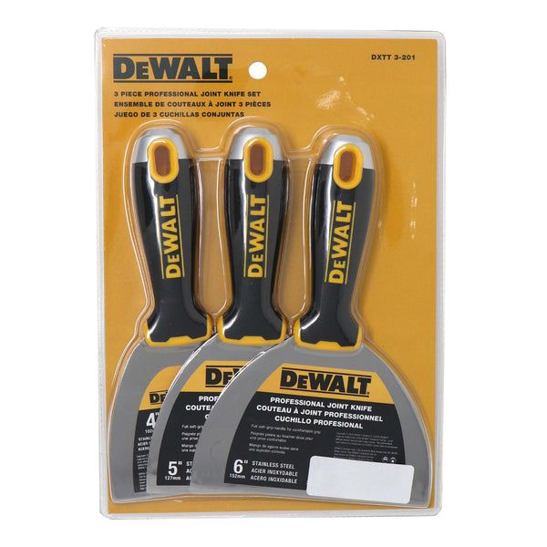 DeWalt Professional Stainless Steel Joint Knife Set DXTT-3-201