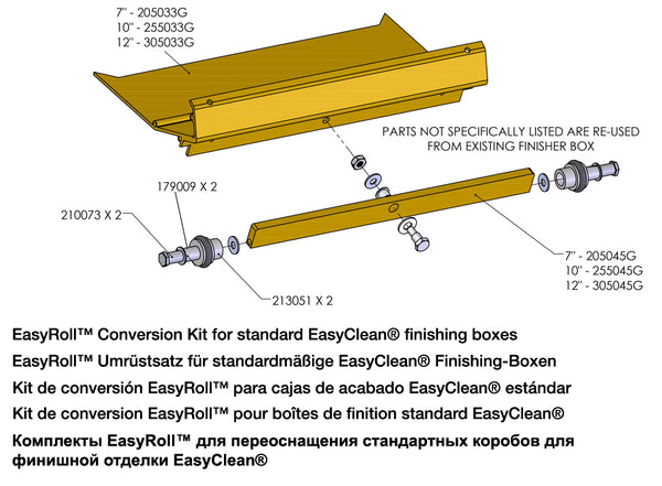 TapeTech EasyRoll® Kit de conversión A