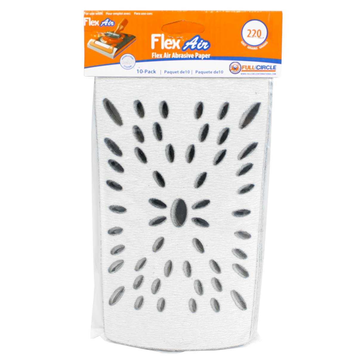 Hoja de papel de lija estearado Full Circle Flex Air (paquete de 10)