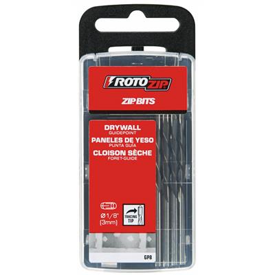 RotoZip 1/8" Drywall Guidepoint Zip Bits