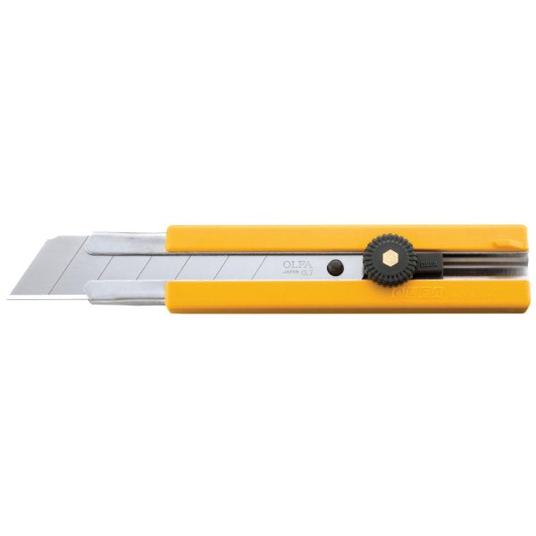 Olfa 25mm Ratchet-lock Utility Knife with Rubber Grip Insert (H-1)