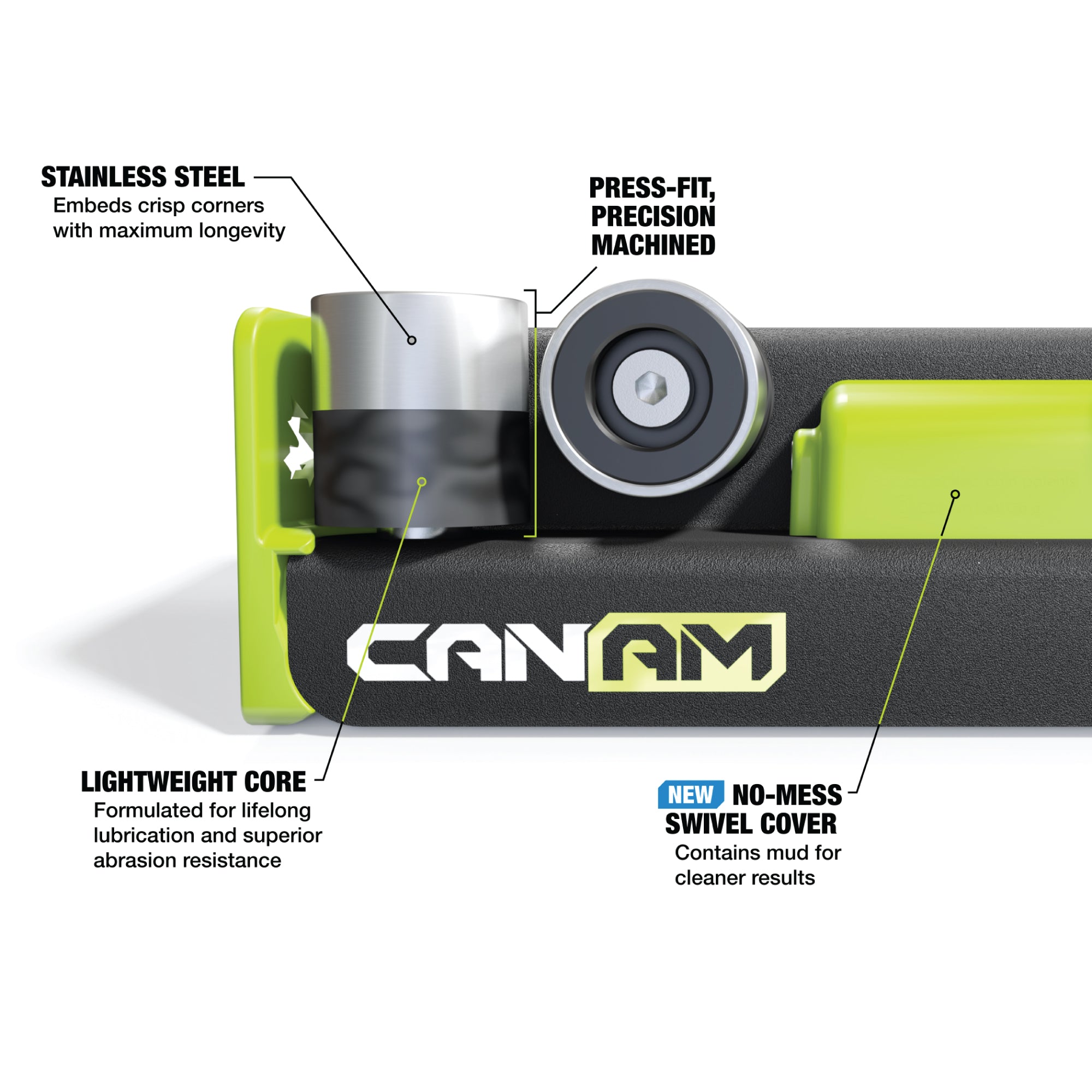 Can-Am Ultralight Four Wheel Inside Corner Roller
