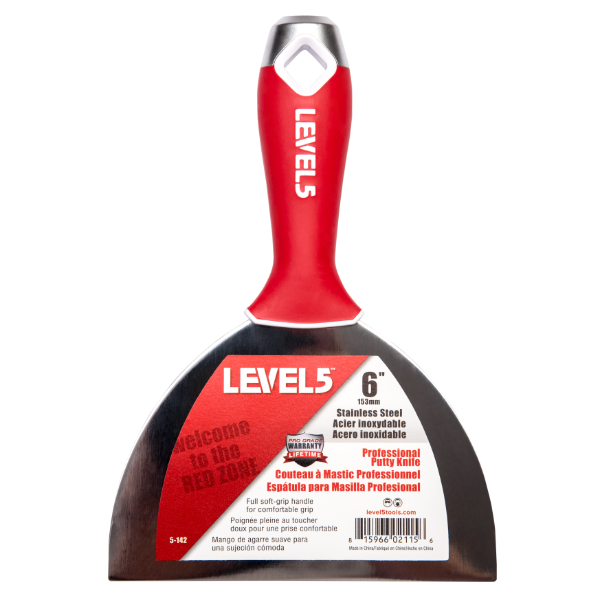 LEVEL5 6" Stainless Steel Joint Knife with Soft Grip Handle 5-142