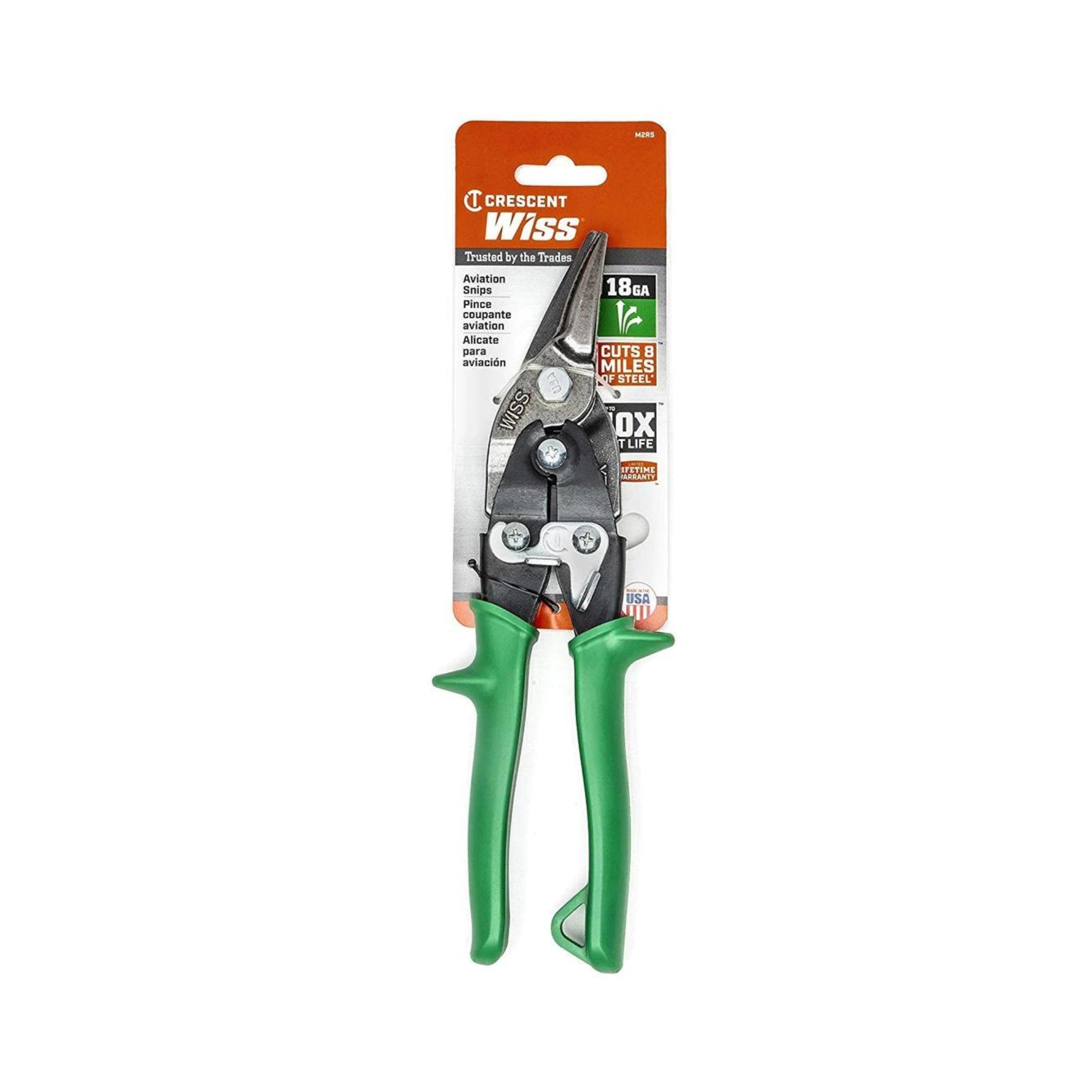 Crescent Wiss® 9-3/4" MetalMaster® Compound Action Snips - right cut - M2R