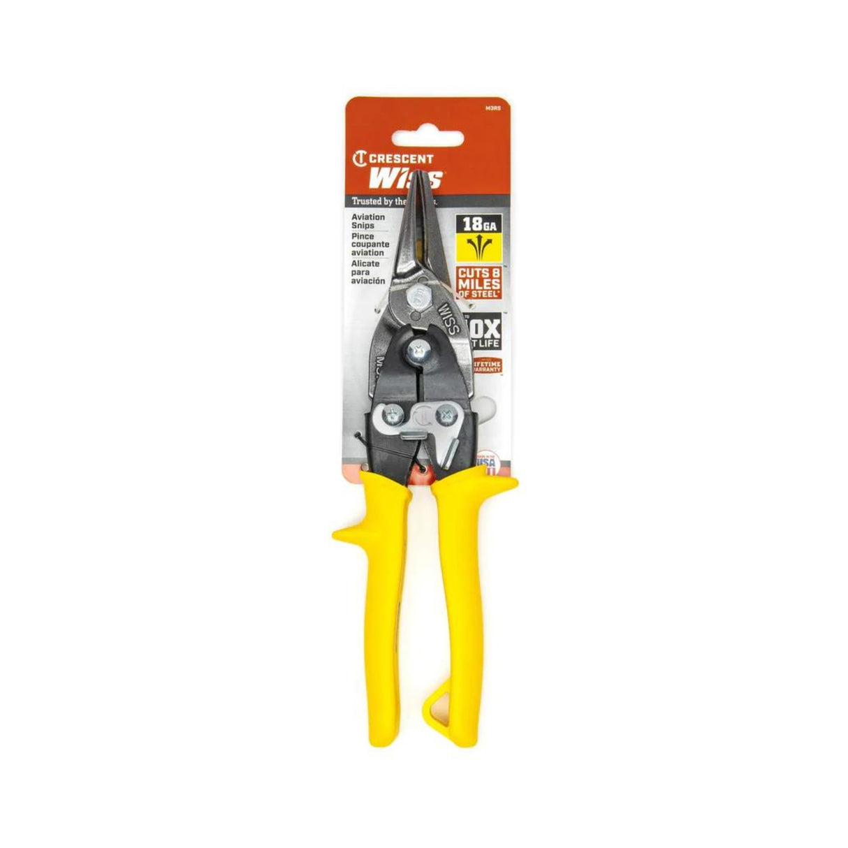 Crescent Wiss® 9-3/4" MetalMaster® Compound Action Snips - straight cut - M3R