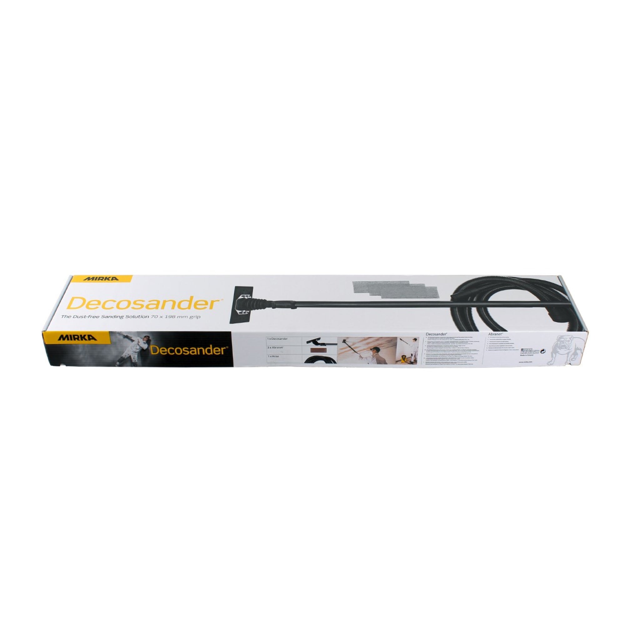 Mirka DECO 2.75"x 8" 113H Grip Sander Tool con kit de poste telescópico (MIR-9300)
