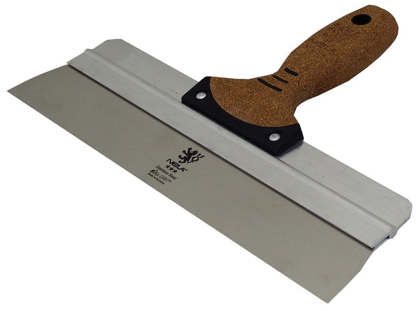 Nela Spatula Finishing Knife Stainless Steel with Square Corners - BiKo Grip® Cork