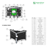 Piezas de reparación de cabeza angular NorthStar™