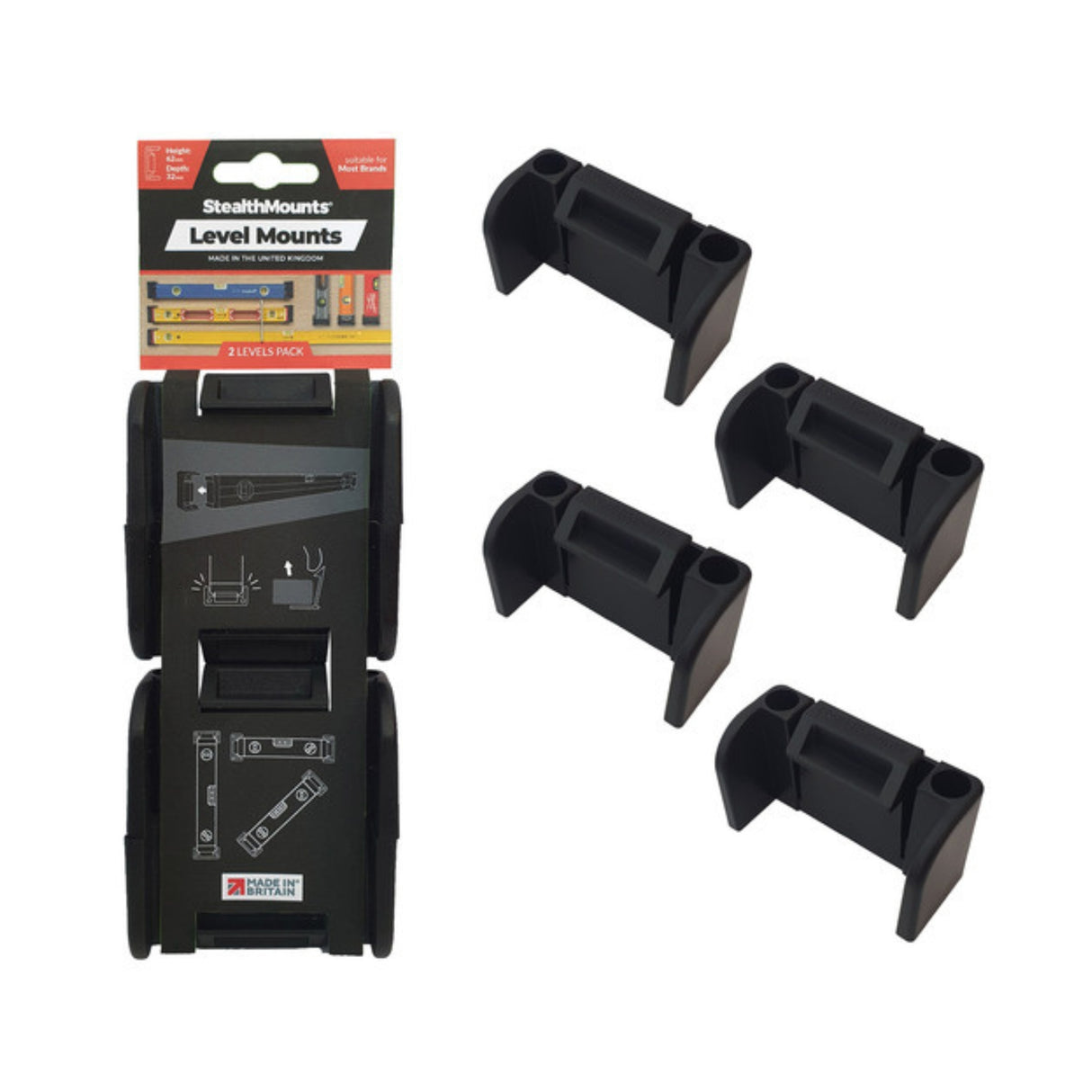 StealthMounts Level Holder - 2 Pack