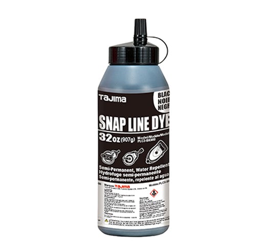 Tajima Snap Line Dye Permanent Marking Chalk Bottle with Easy Fill Nozzle