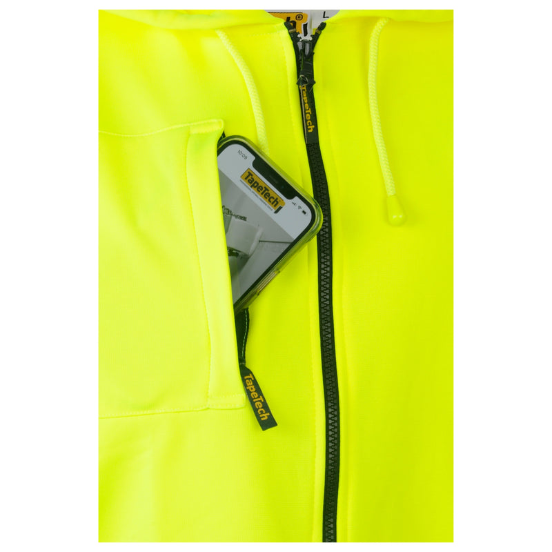 TapeTech High Visibility Hooded Sweatshirt