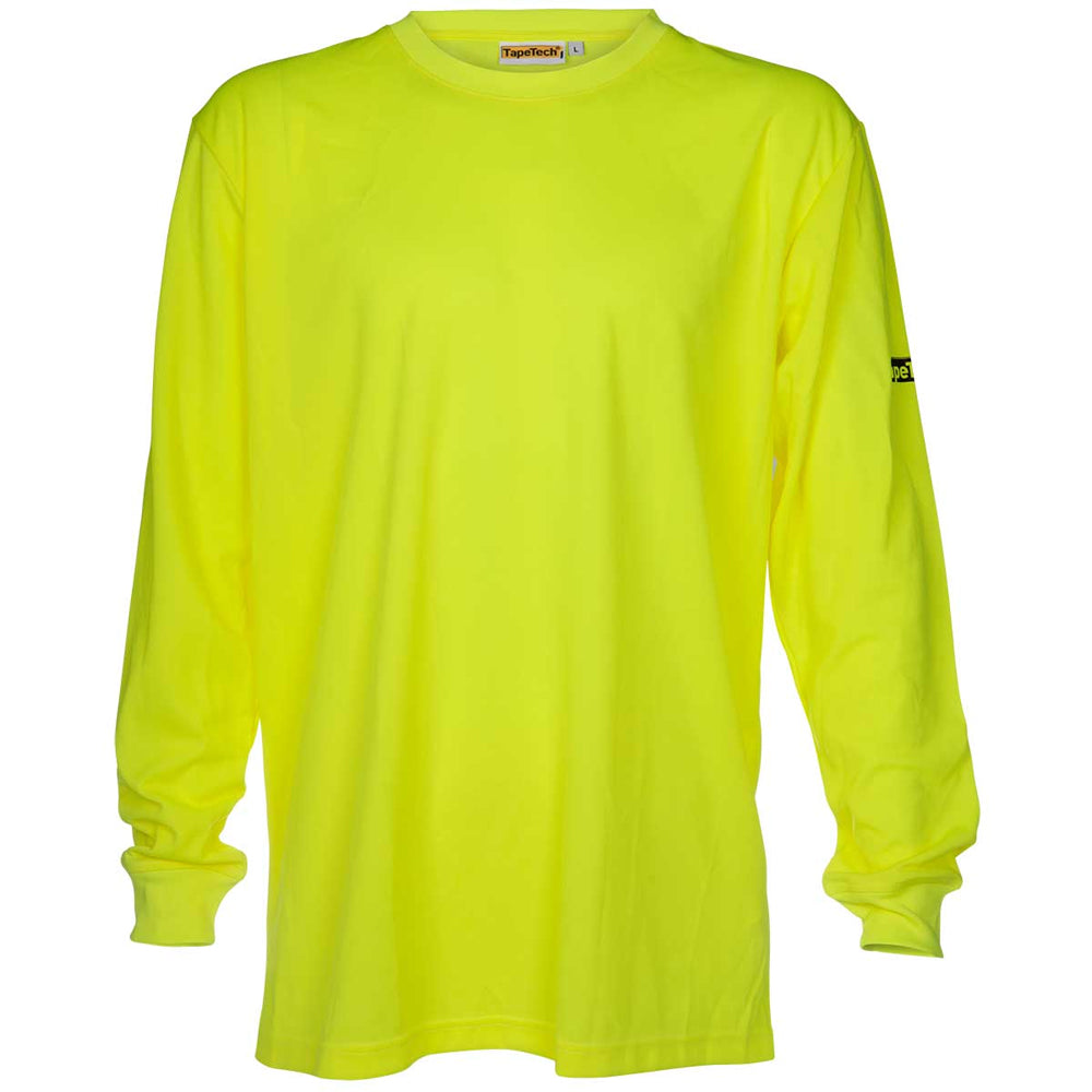 TapeTech High Visibility Premium Long Sleeve Work Shirt