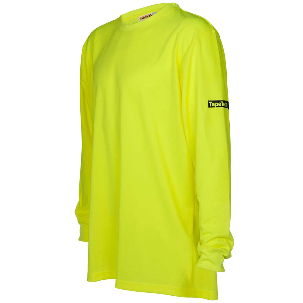 TapeTech High Visibility Premium Long Sleeve Work Shirt