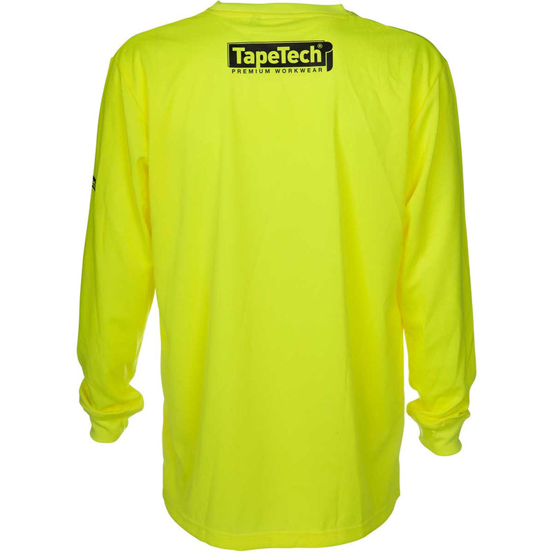 TapeTech High Visibility Premium Long Sleeve Work Shirt