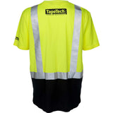 Chemise de sécurité à manches courtes haute visibilité TapeTech