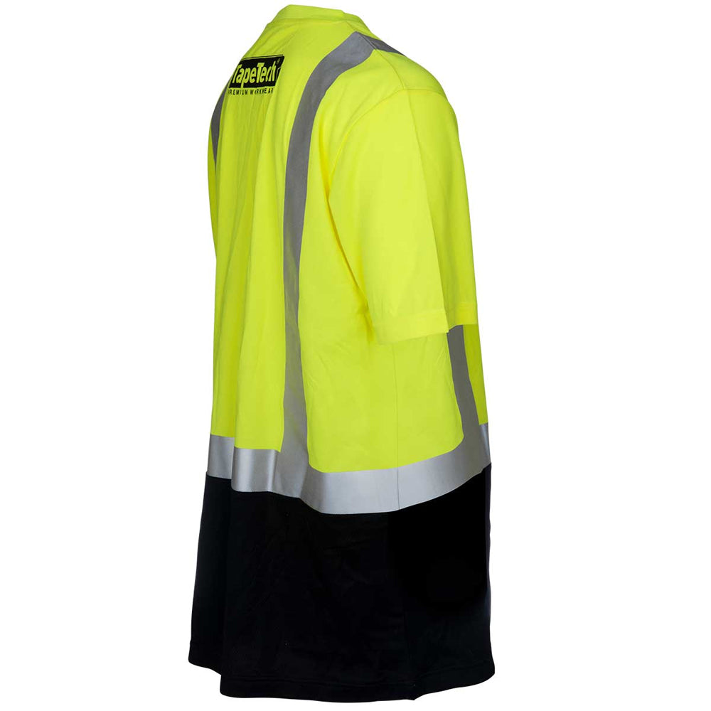 Camisa de seguridad de manga corta de alta visibilidad TapeTech