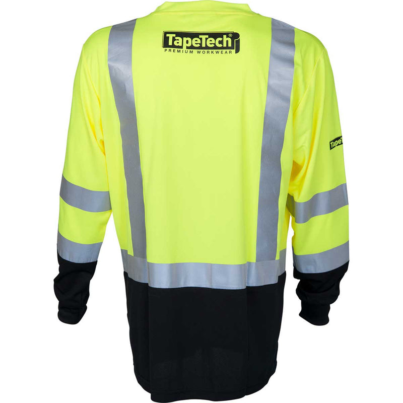 TapeTech High Visibility Long Sleeve Safety Shirt