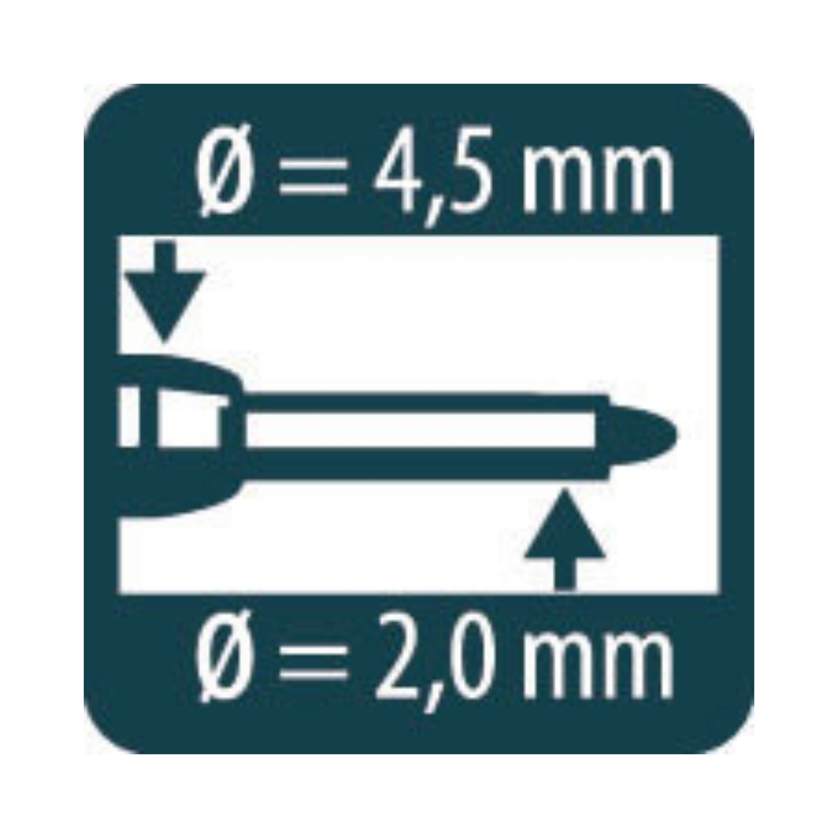 Pica Marker for Deep Holes