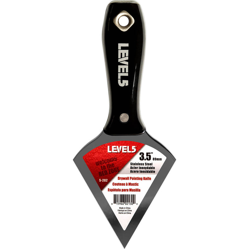 POINTED KNIFE LEVEL5 3.5" Stainless Steel Pointed Drywall Joint Knife SKU: 5-202