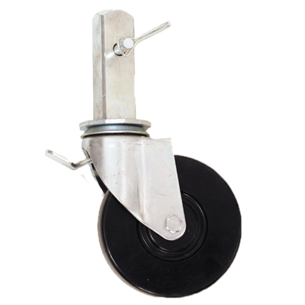 Circle Brand 5" Square Stem Caster for Rolling Tower Scaffolds
