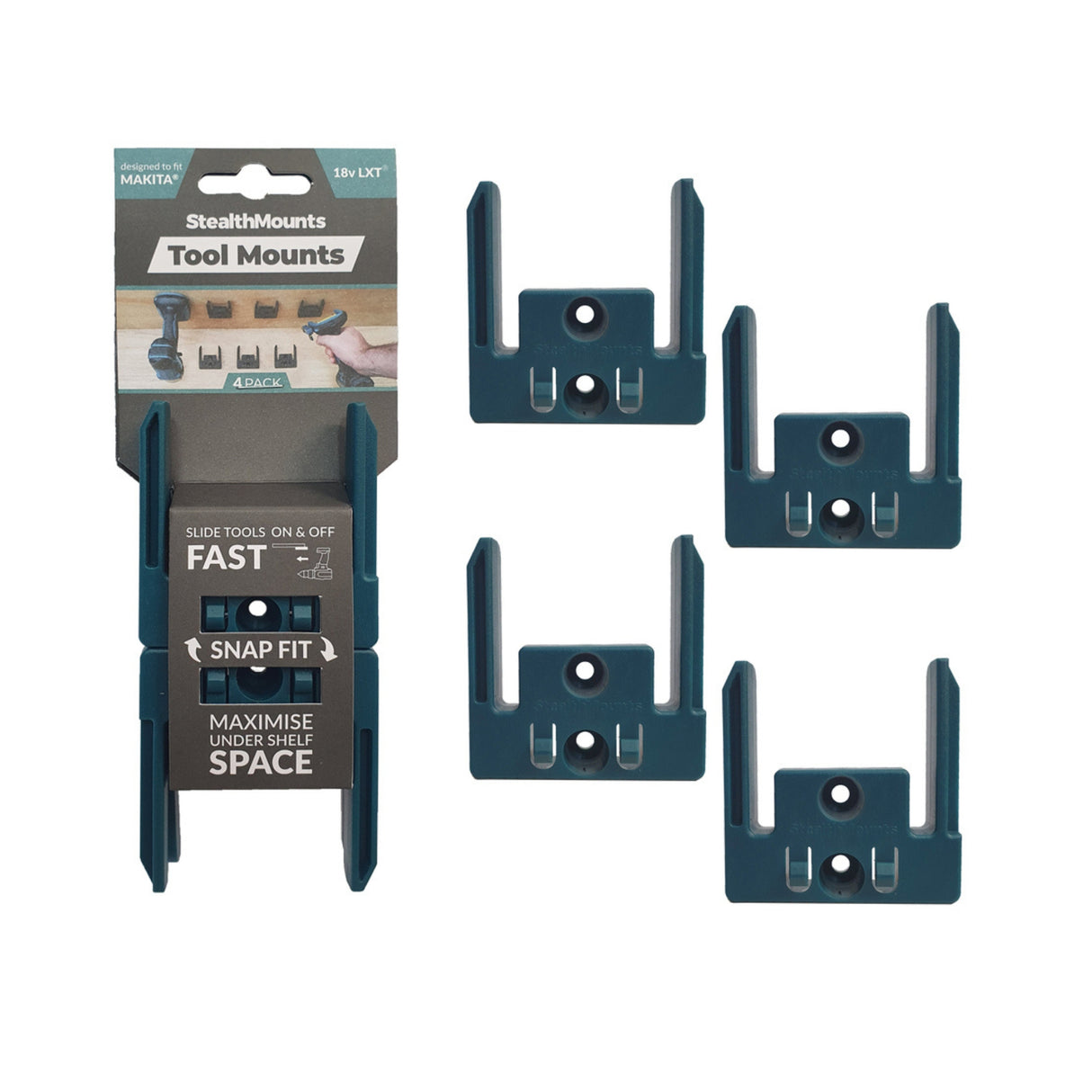 StealthMounts Tool Mounts for Makita (6 Pack)