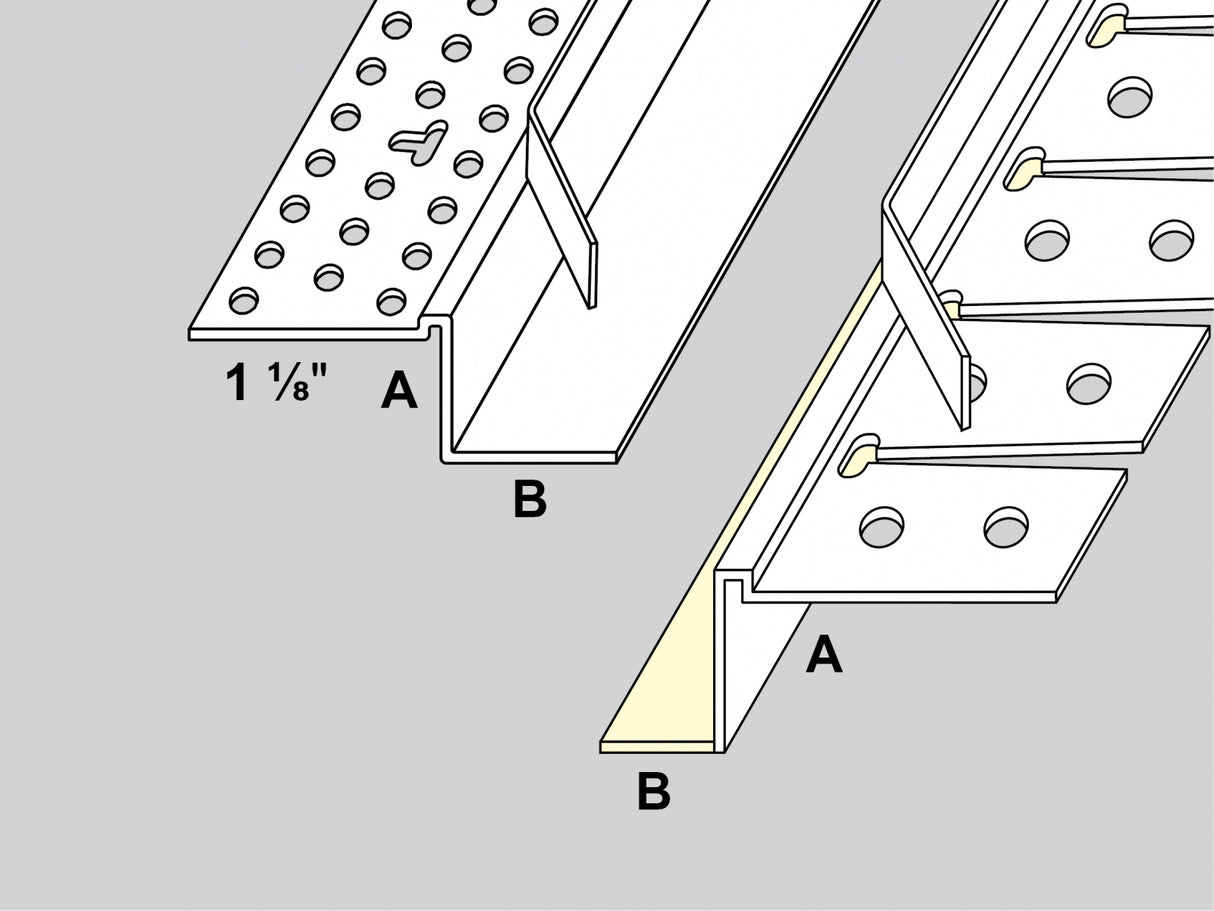 Trim-Tex Tear Away Shadow Bead & Archway with Flexible Leg