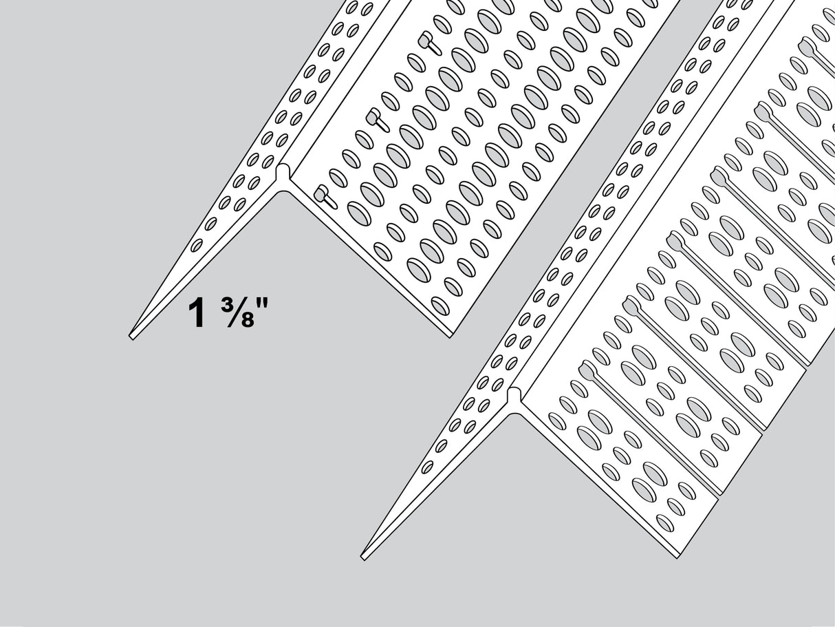 Perle d'angle et arche à profil bas rigide Trim-Tex