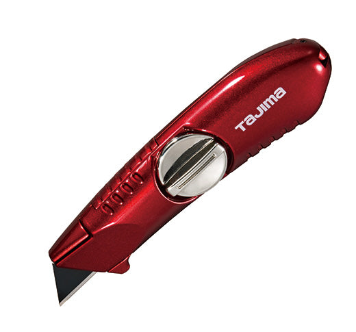 Tajima VR-Series Couteau utilitaire à lame fixe rouge avec 3 lames V-REX™