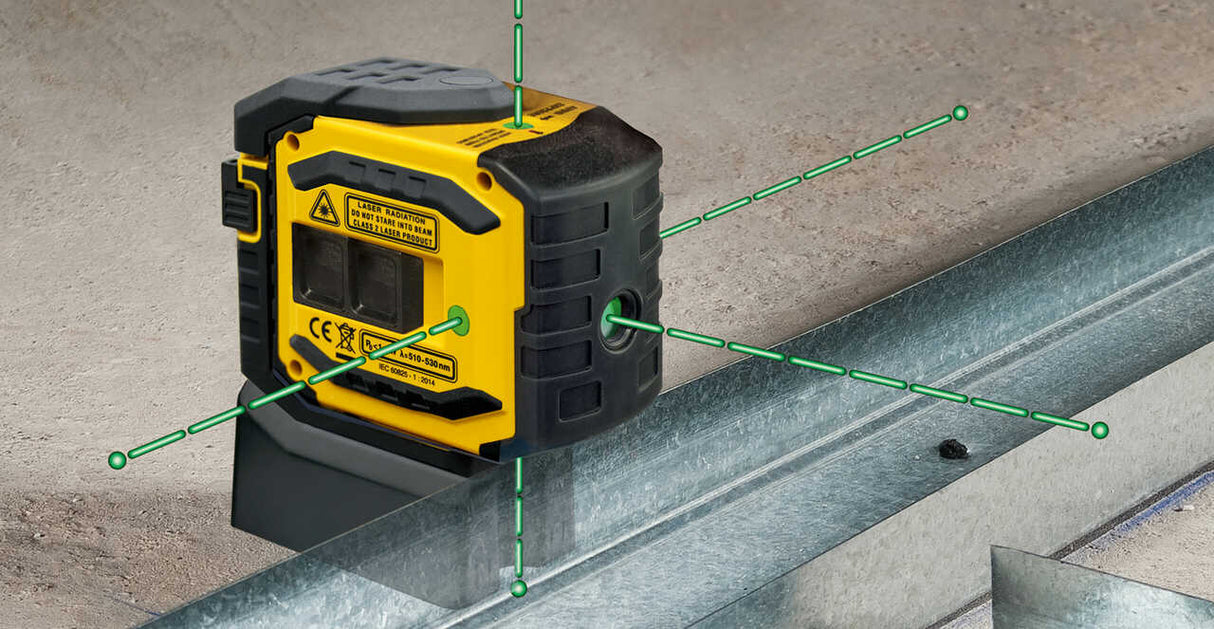 Laser à points 5 points à faisceau vert Stabila LA-5P G