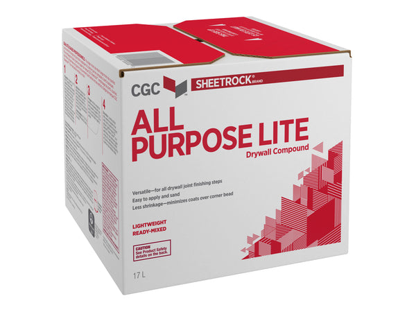 CGC Sheetrock Brand All Purpose-Lite Drywall Compound (17L)