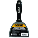 DeWalt Tools Stainless Steel Putty/Finishing Knife – Black Plastic Handle