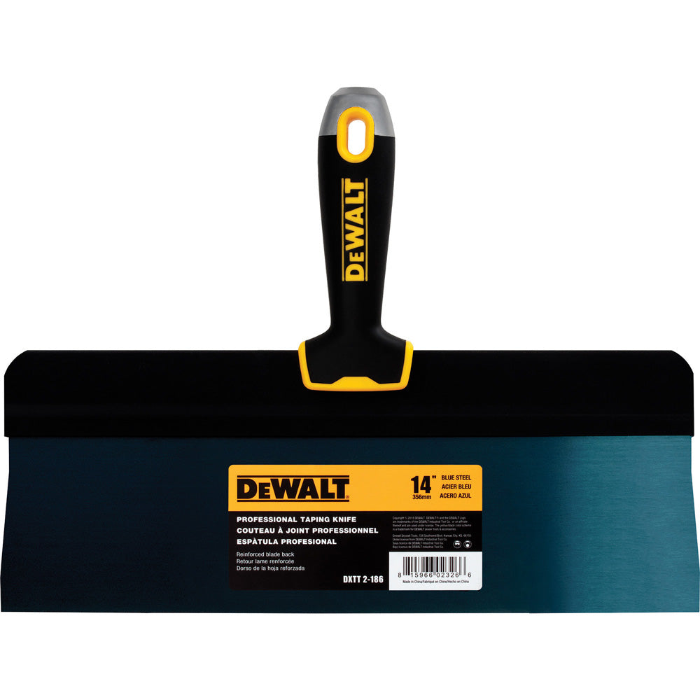 DeWalt Blue Steel Big Back Tapeing Knife - Poignée souple