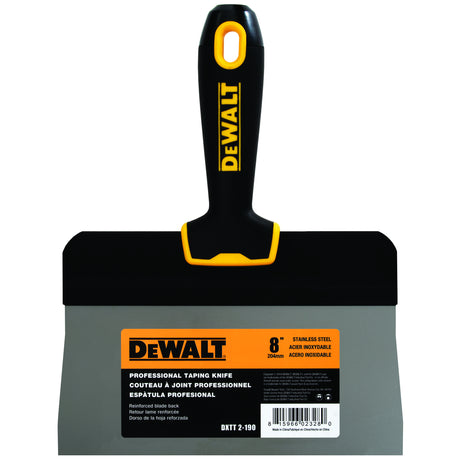 DeWalt Couteau à ruban adhésif Big Back en acier inoxydable - Poignée à prise souple