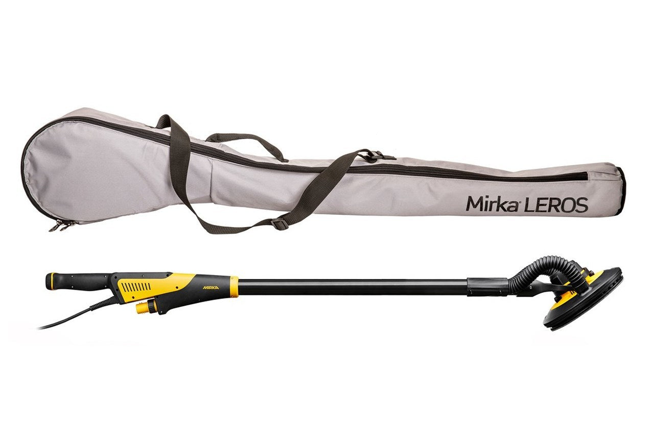 Mirka Premium LEROS Ponceuse à cloison sèche de 9 po avec ensemble combiné d'extracteur de poussière pour nettoyage de filtre automatique