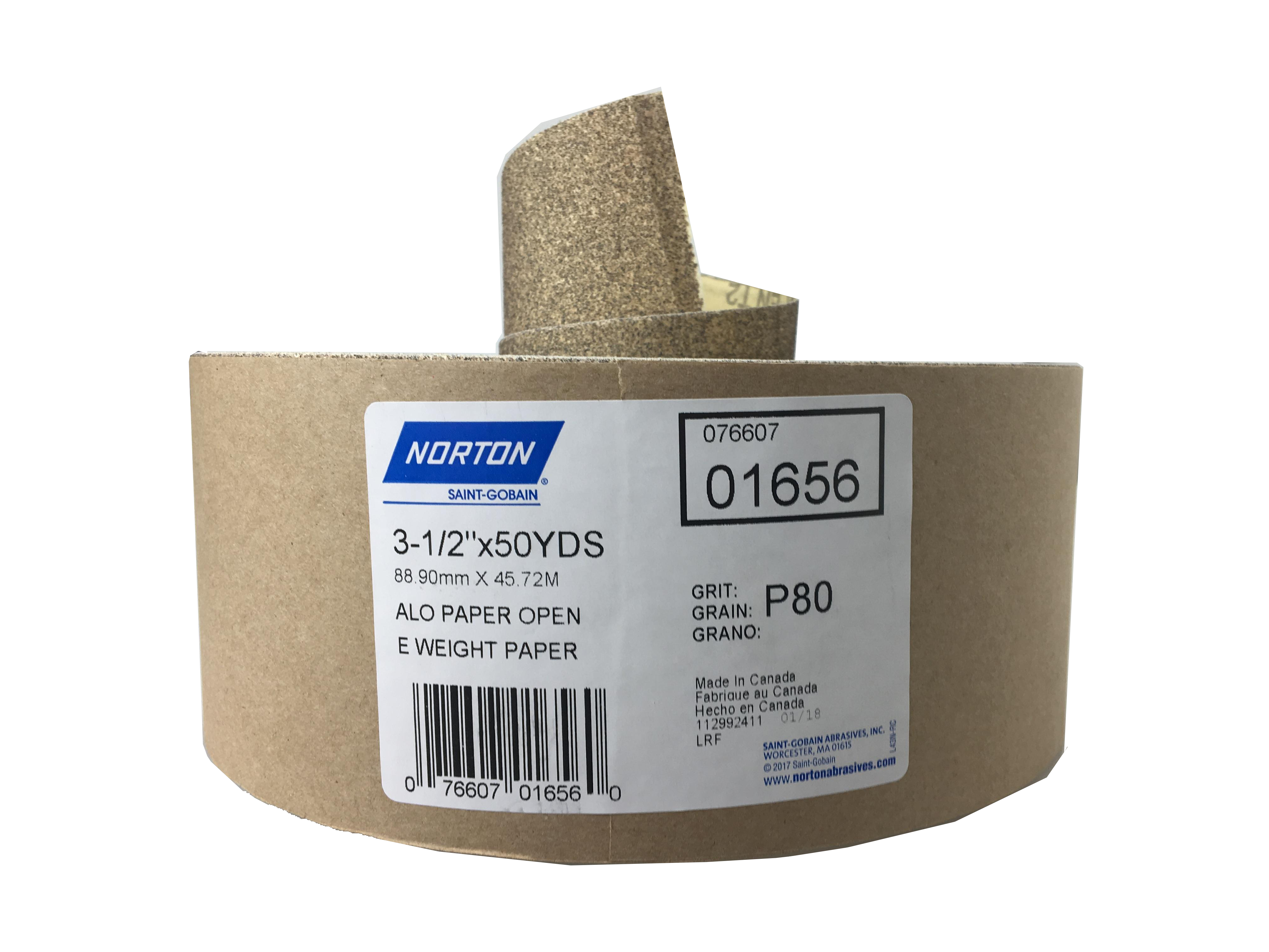 Papier abrasif Norton 3-1/2″ x 50 verges WallSand