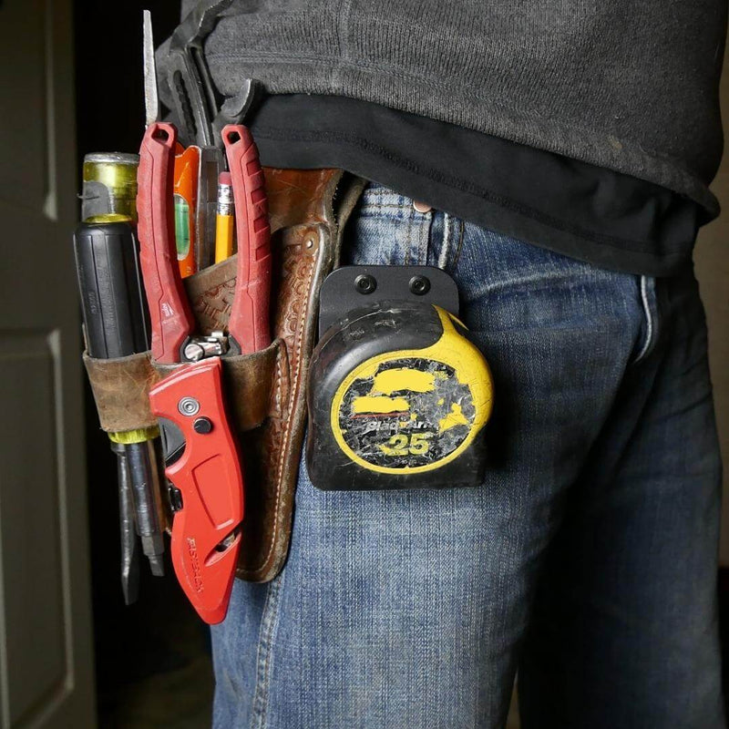 Tape Measure Holder, Tape Measure Holster Clip on Tool Belt, Clip